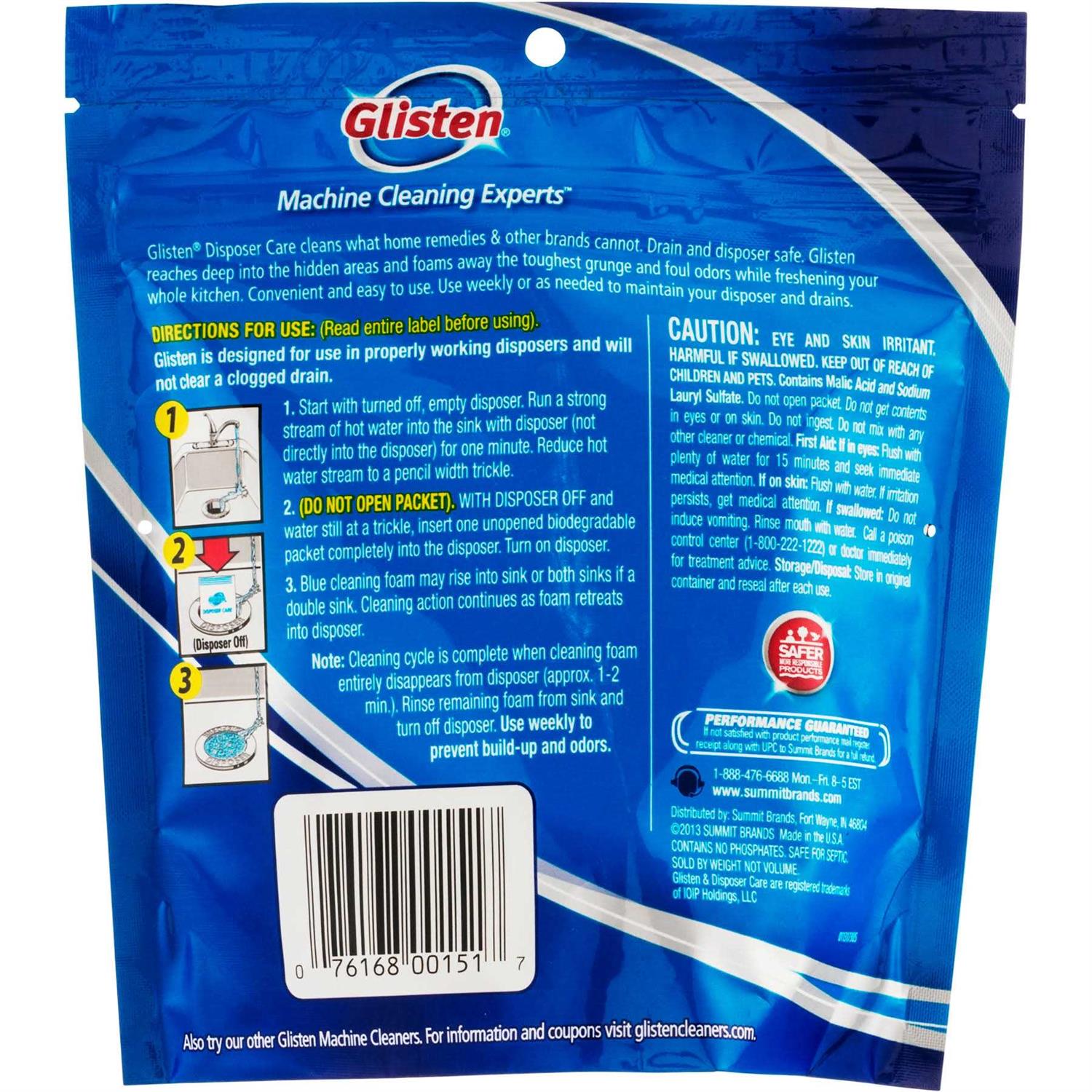 Glisten Disposer Care Cleaner - Cheap Fitting