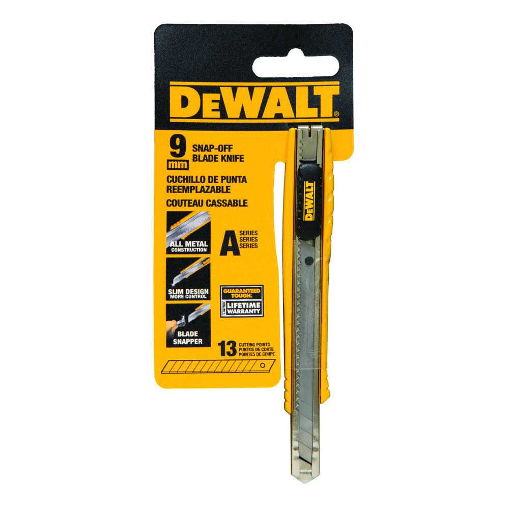 DeWalt DWHT10037 Snap-Off Knife - Cheap Fitting