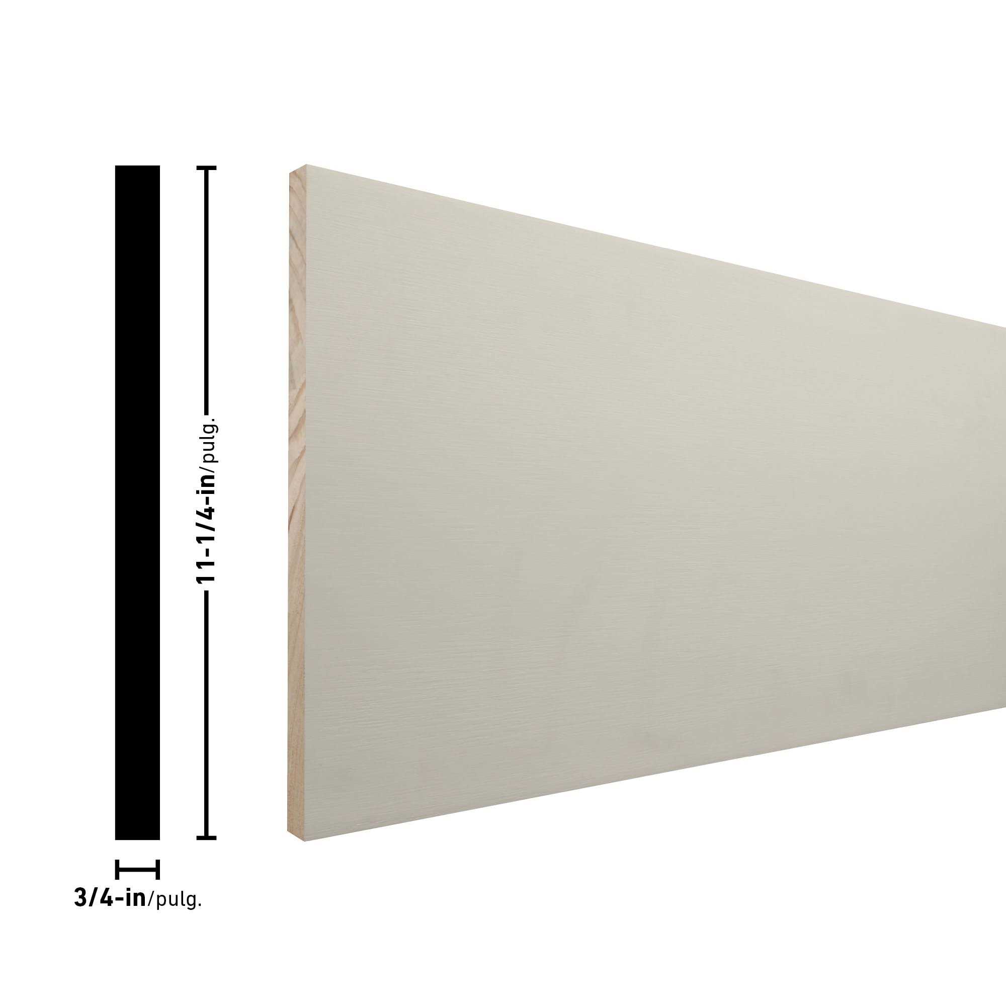 ReliaBilt 1-in x 12-in x 8-ft Primed MDF Board MDFP1X12OU08 - Cheap Fitting