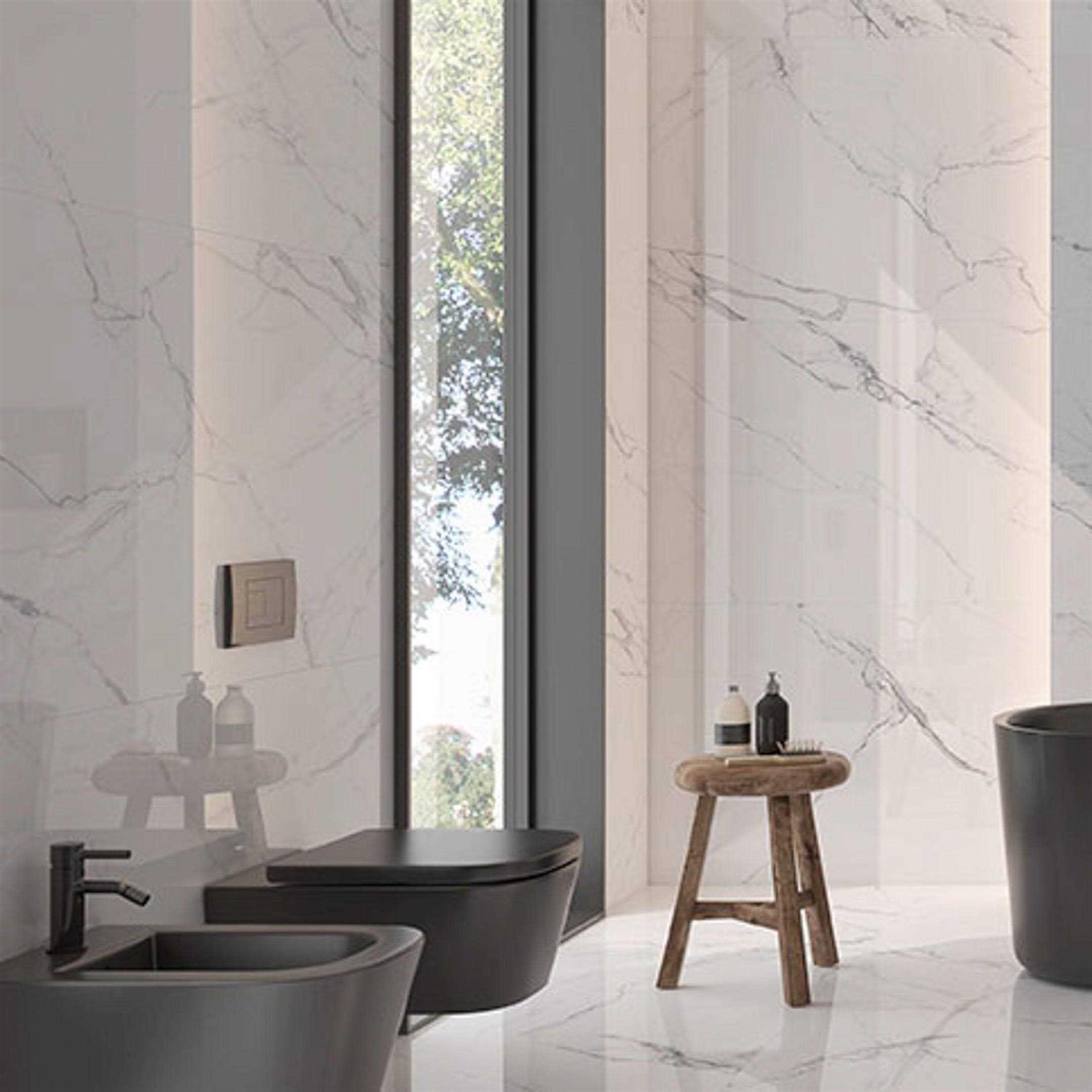 Statuarietto 36 x 36 Marble Statuario Look Spanish Tile Qube Tiles - Cheap Fitting