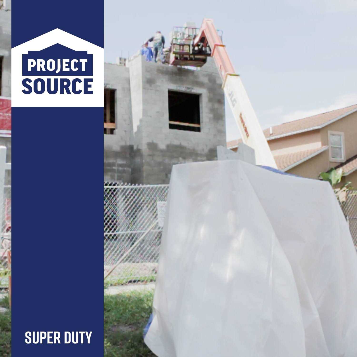 BARRICADE Clear Plastic Sheeting 110CT - Cheap Fitting