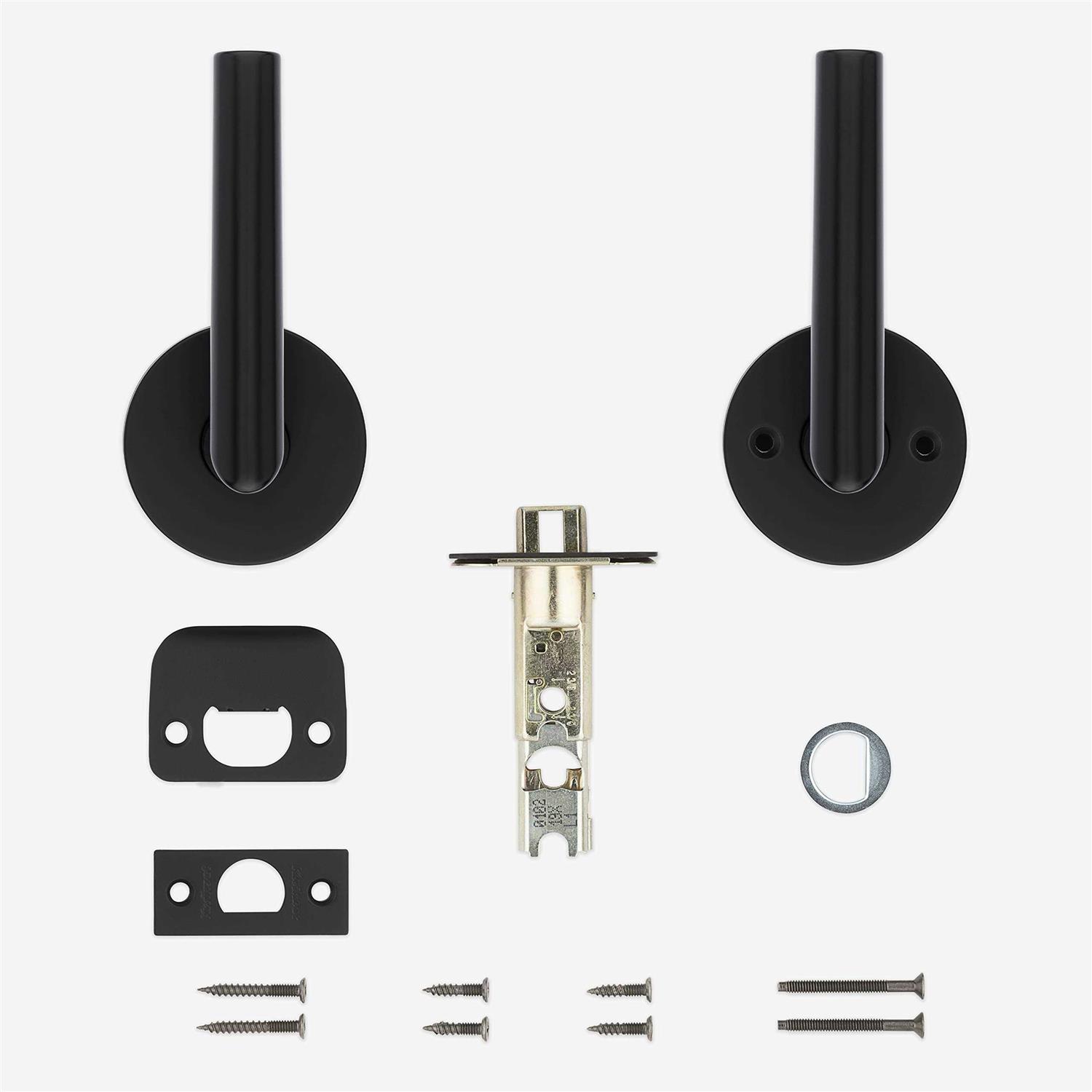 Kwikset Milan Passage Door Lever Set with Round Rose 720MILRDT-514 - Cheap Fitting