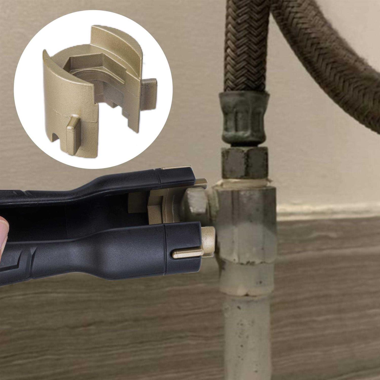 DURATECH Faucet Wrench, Sink Wrench, 8 in 1 Plumbing Wrench, Faucet Installation and Removal Tool for Plumbing Repair - Cheap Fitting