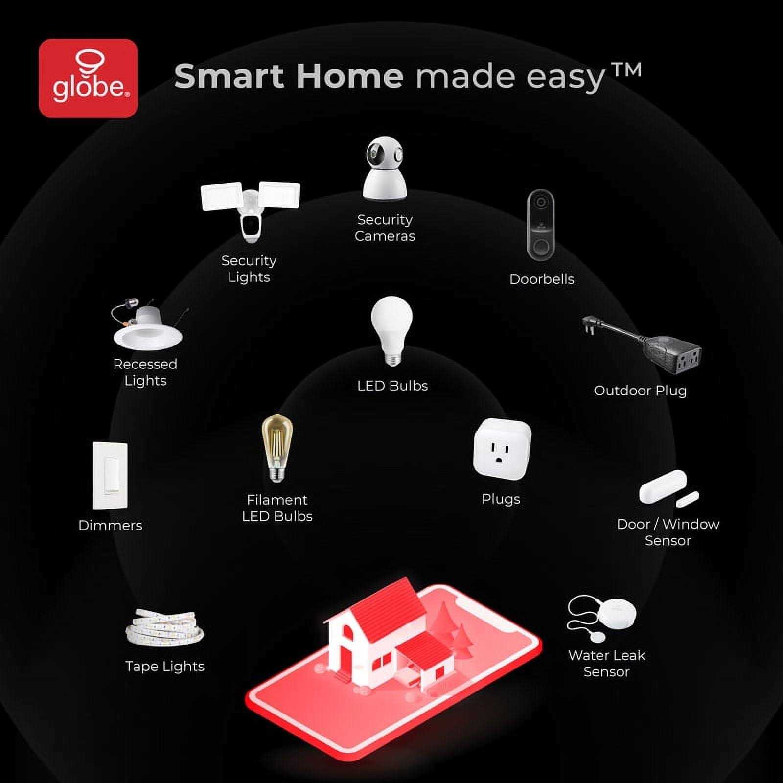 Globe Electric Smart WiFi LED Bulb Kit A19 E26 Tunable White 60 W - Cheap Fitting