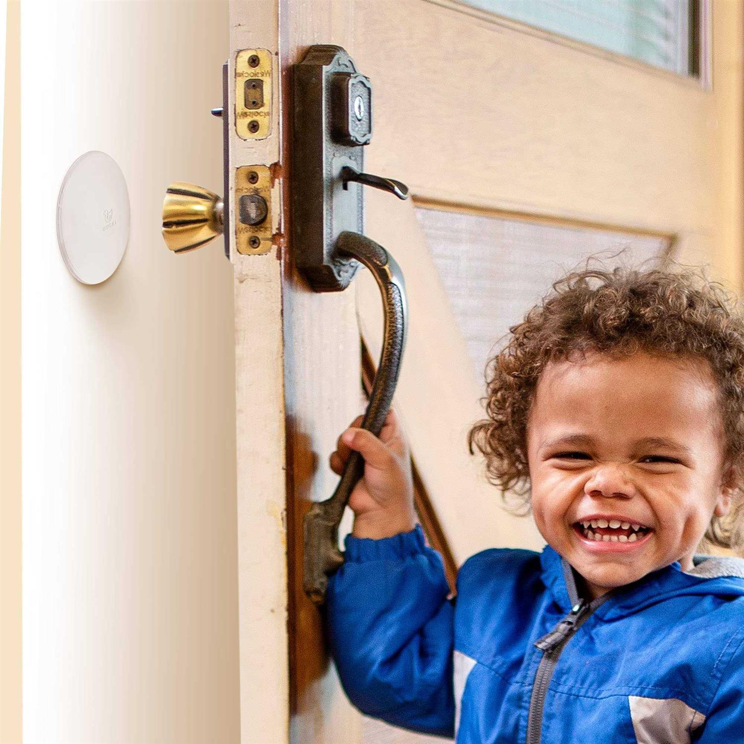 Ducki Wall Protectors 2 Pack Clear Self Adhesive Reusable Solution for Stopping Wall Damage & Noise from Doors - Cheap Fitting