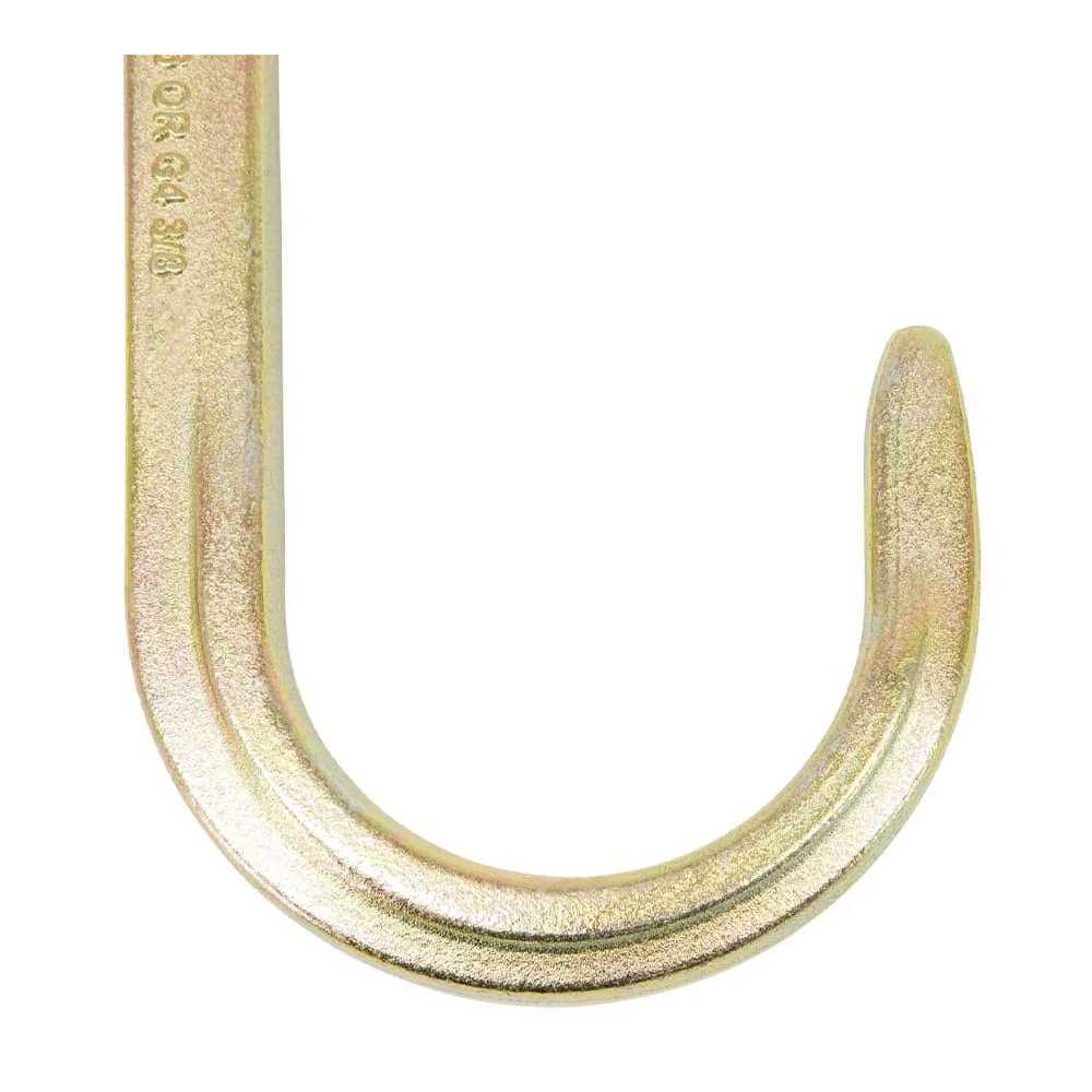 Mytee Products 15 Inch J Hook Heavy Duty Grade G70 Tow Axle Strap Wrecker Roll Back Clevis 5400# - Cheap Fitting