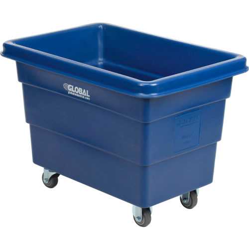 Plastic Bulk Box Truck, 6 Bushel/500 Lb. Capacity, Blue, Global Industrial - Cheap Fitting