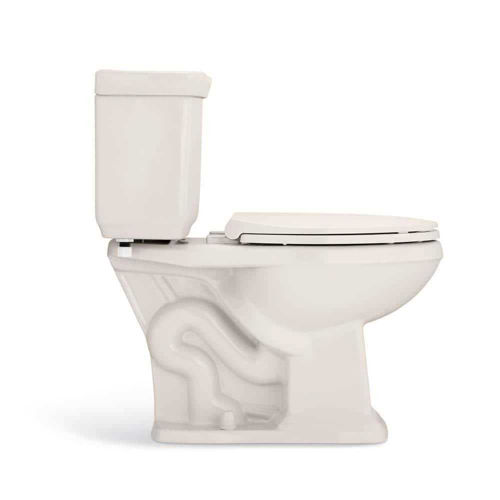 Glacier Bay 2-piece 1.0 GPF/1.28 GPF High Efficiency Dual Flush Elongated Toilet - Cheap Fitting