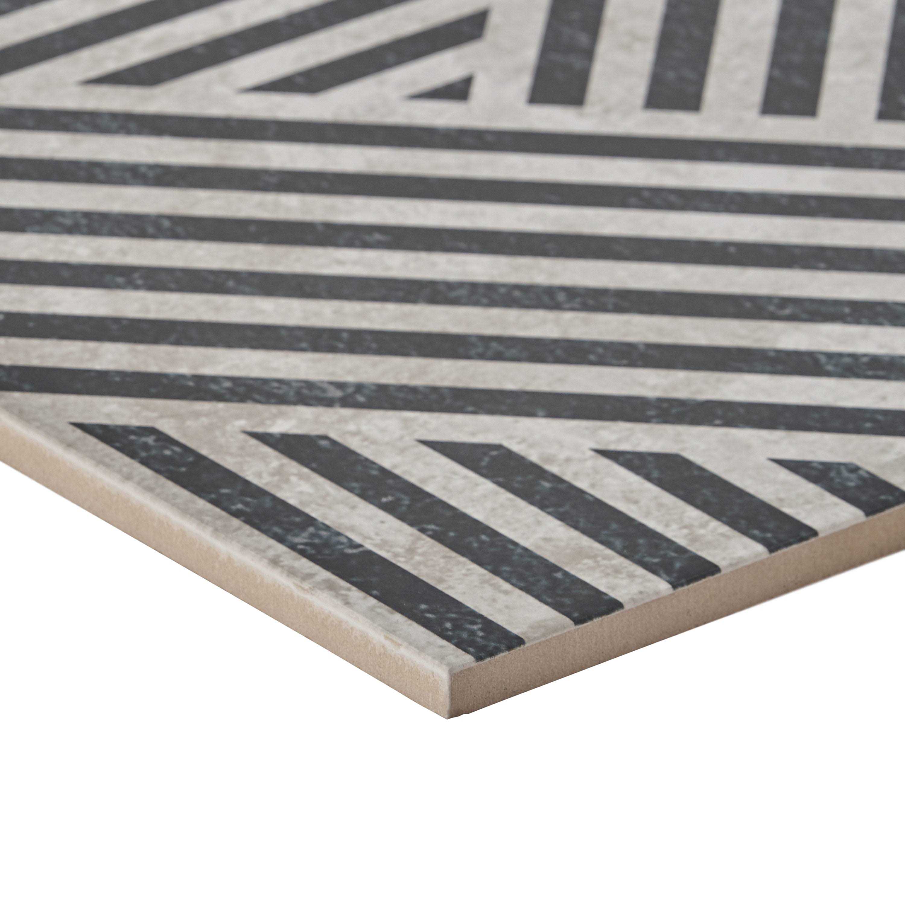 Ivy Hill Tile Black Matte Porcelain Floor and Wall Tile - Cheap Fitting