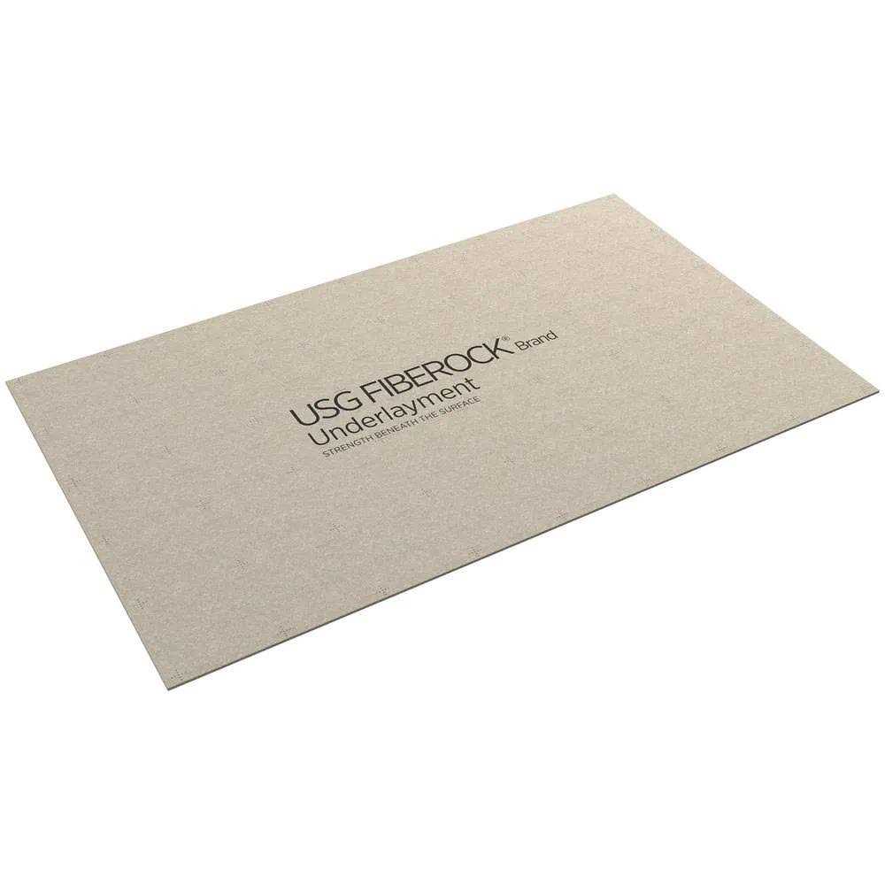 USG Fiberock Brand 1/4 in. x 3 ft. x 5 ft. Underlayment - Cheap Fitting