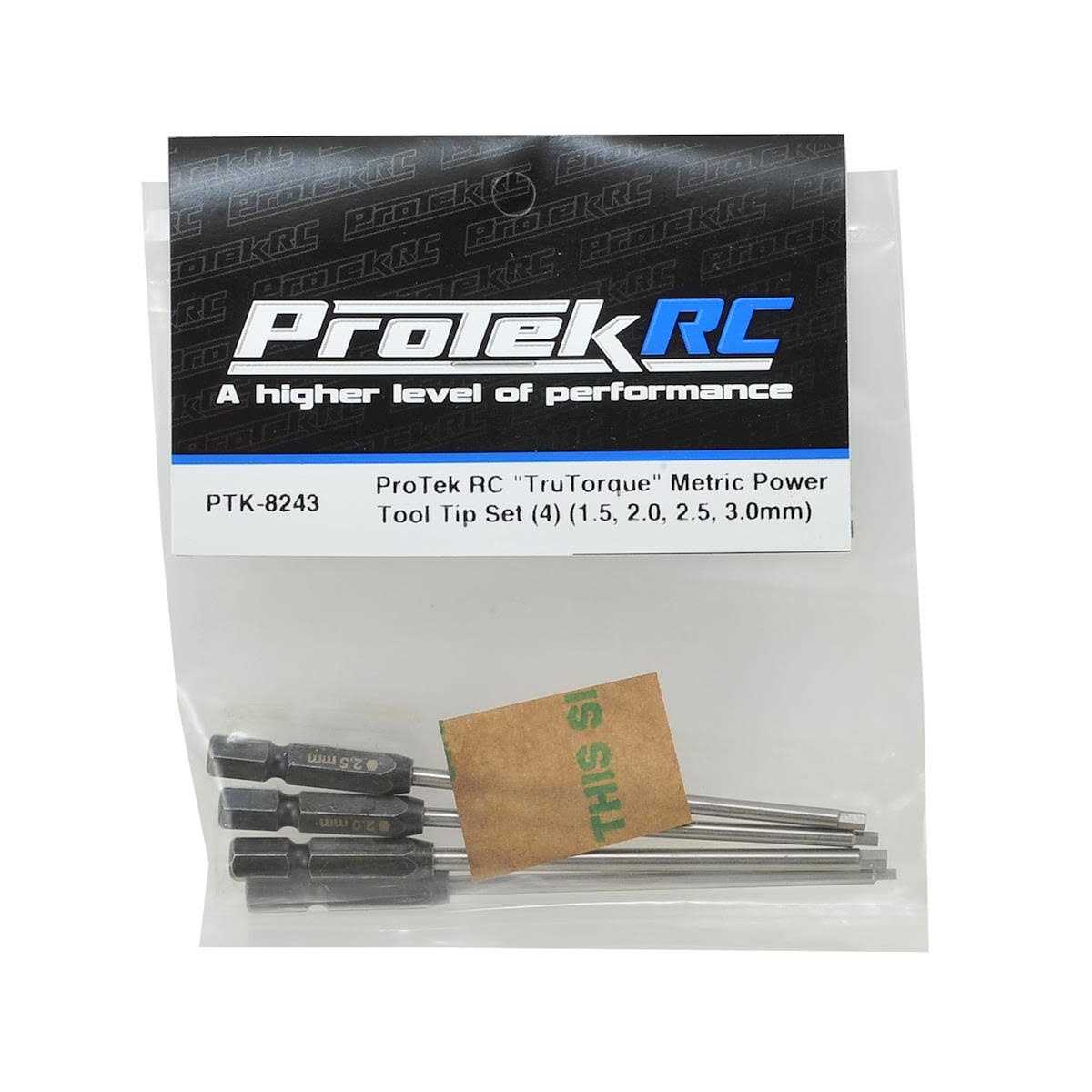 Protek RC TruTorque Metric Power Tool Tip Set - Cheap Fitting
