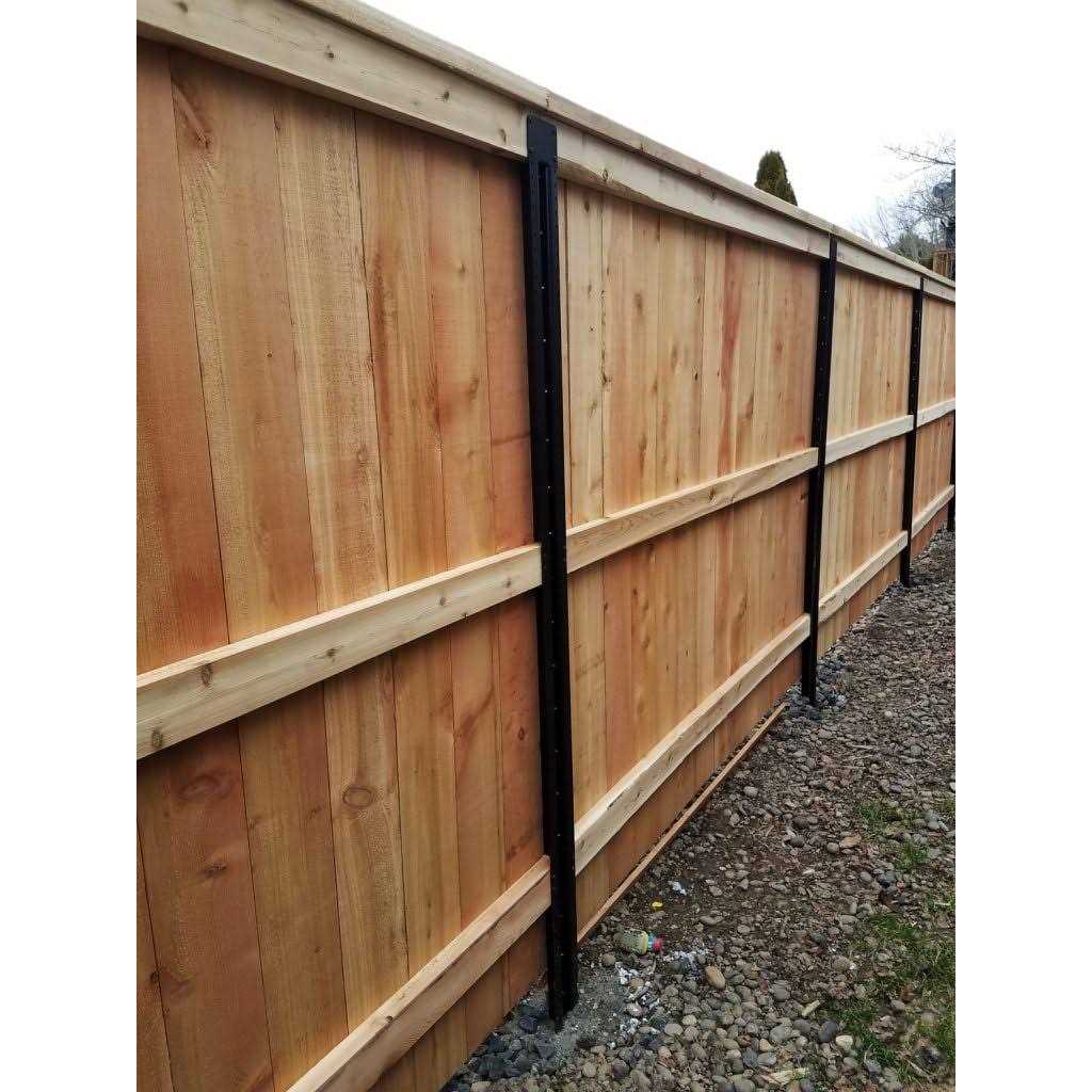 Lifetime Steel Post 7 ft Galvanized Post with Clear Powdercoat LTP 80120 - Cheap Fitting