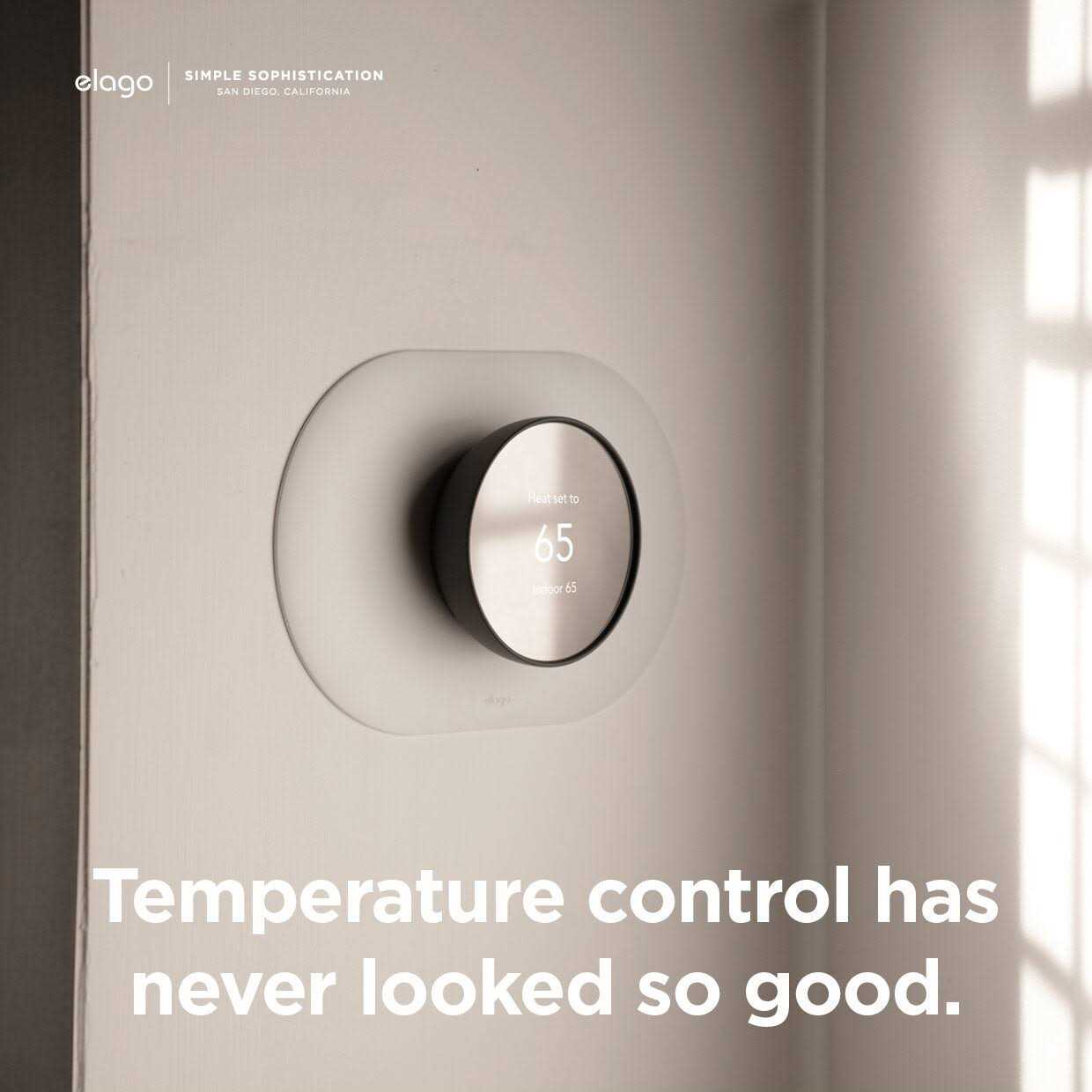 Elago Wall Plate Plus Google Nest Thermostat 2020 - Cheap Fitting
