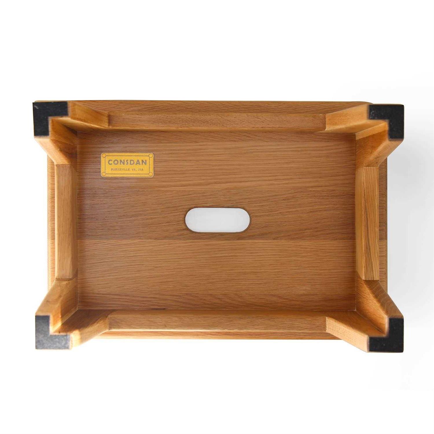 Consdan Step Stool for Bed USA Grown Oak,Wooden Step Stool for Adults - Cheap Fitting