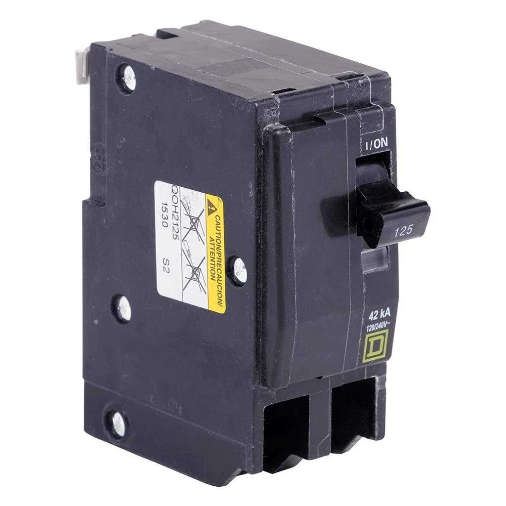Square D QO 125 Amp 2-Pole Circuit Breaker QO2125CP - Cheap Fitting