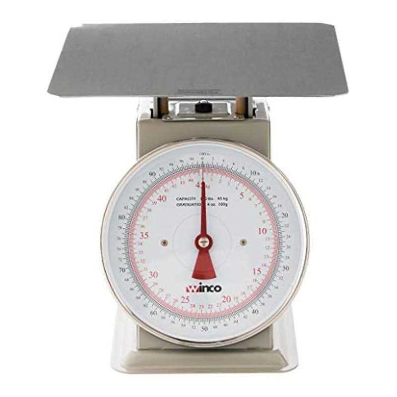 Winco SCAL-9100 Dial Receiving/Portion Scale - Cheap Fitting