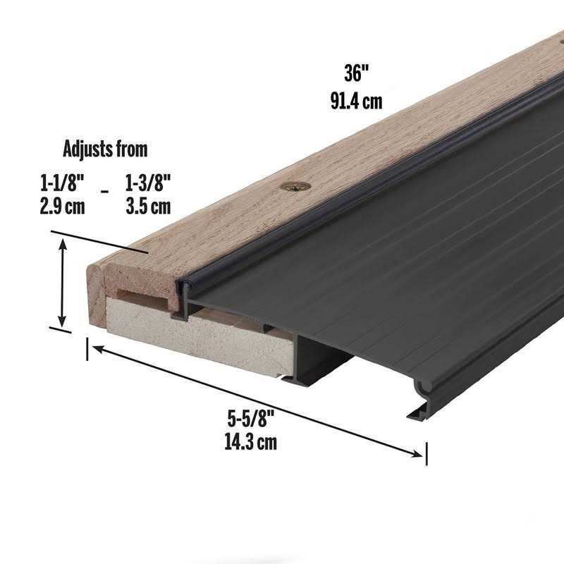 M-D Products 78634 36 Bronze Adjustable Sill Threshold - Cheap Fitting