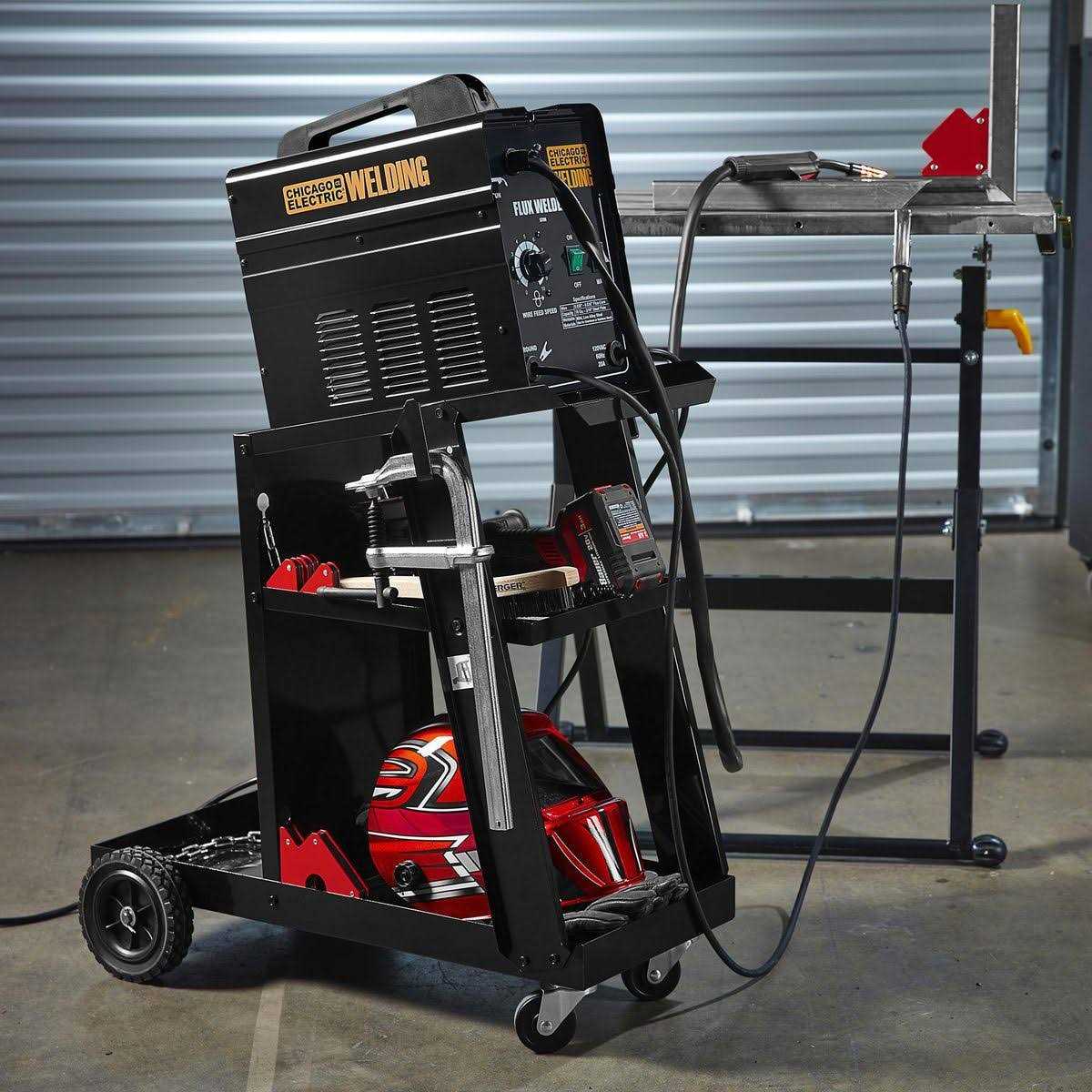 workclu Chicago Electric 61316 Welding Cart - Cheap Fitting