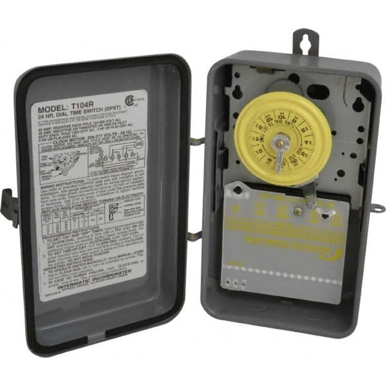 Intermatic T104R Mechanical Timer Switch - Cheap Fitting