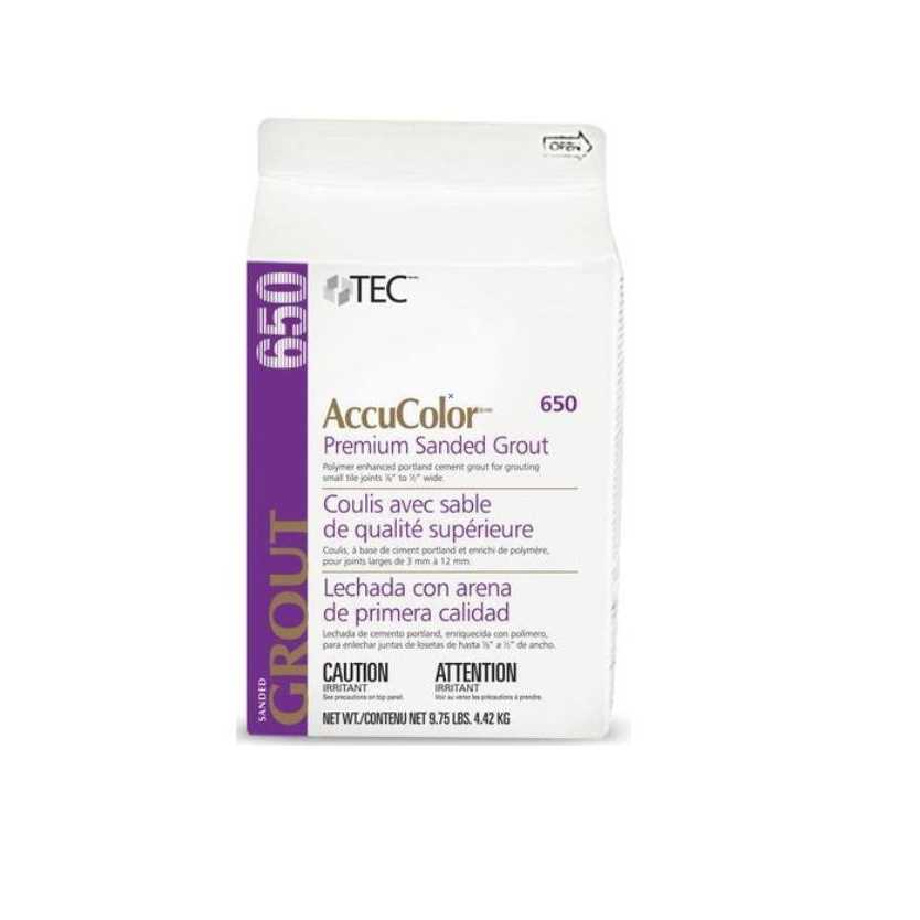 Tec AccuColor 650 Premium Sanded Grout - Cheap Fitting