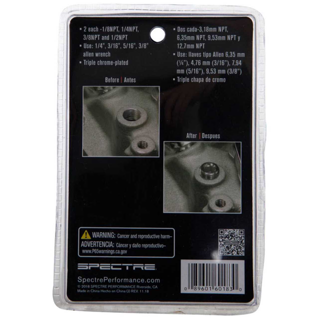 Spectre Pipe Plug Kit 60183 - Cheap Fitting