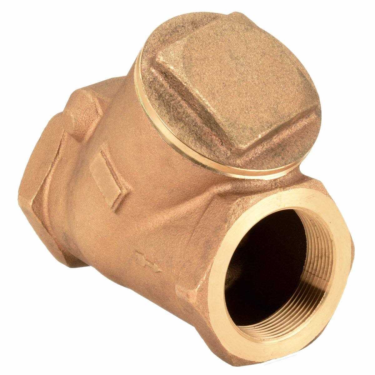 Milwaukee Valve 509Y FNPT Bronze Swing Y Check Valve - Cheap Fitting