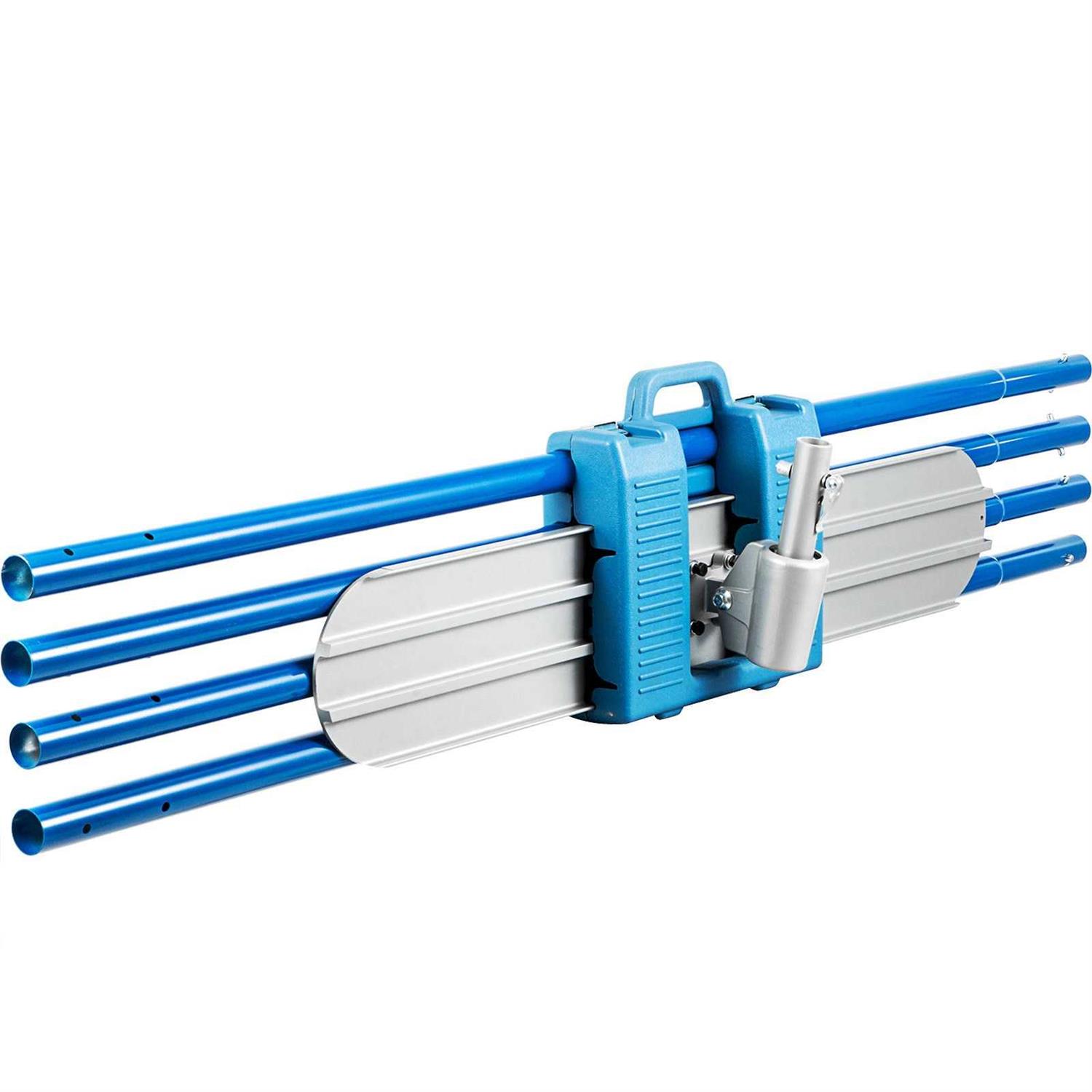 VEVOR Bull Float Magnesium Concrete Float 48 x 8 inch Round End Concrete Float Tool Cement Tool Bull Concrete Kit Bull Float with 4 Float Handle Bull - Cheap Fitting