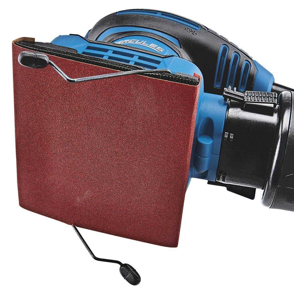 Hercules 2.4 Amp Orbital 1/4 Sheet Sander with Soft Start - Cheap Fitting