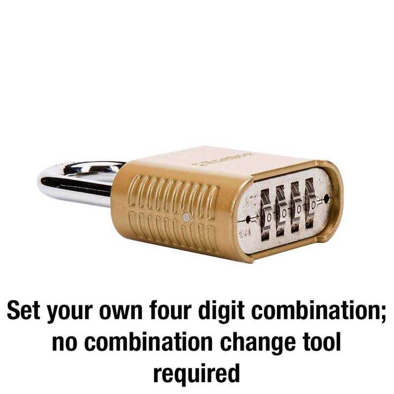 Master Lock 875DLF Resettable Combination Padlock - Cheap Fitting