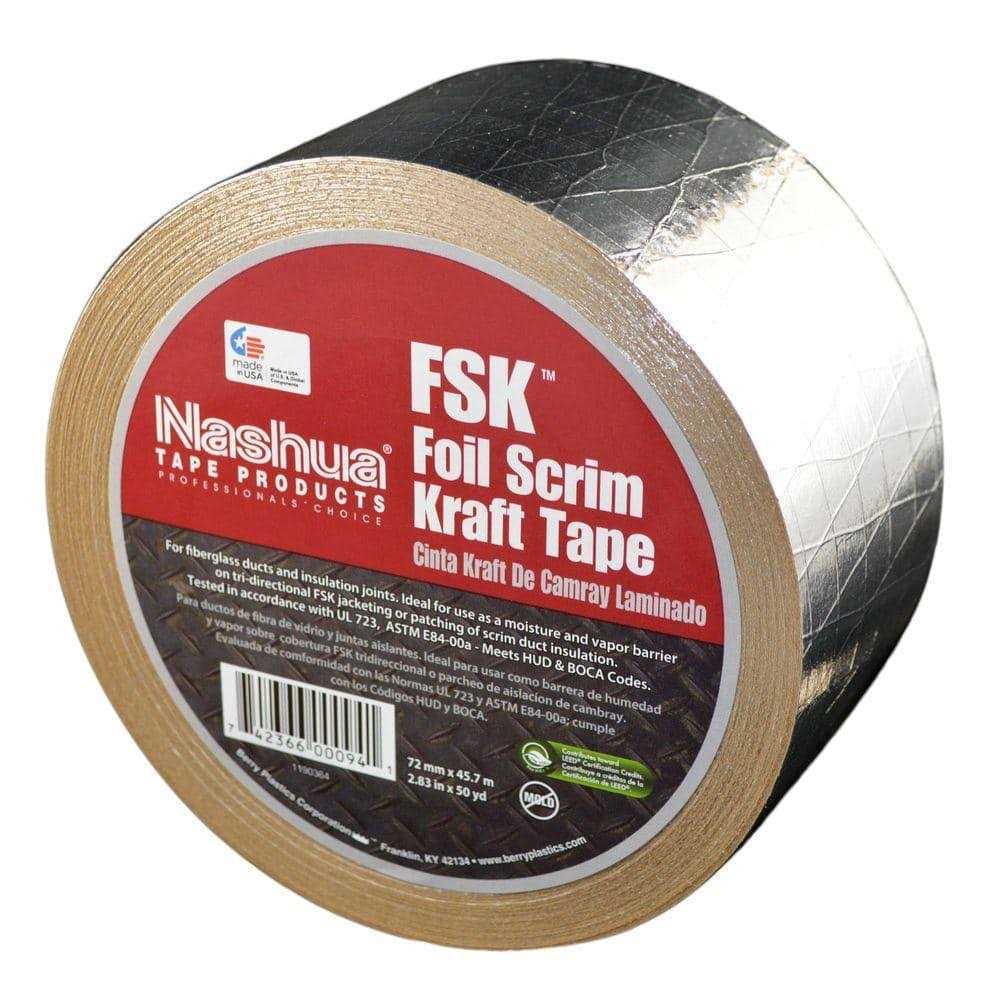 Nashua Tape FSK Foil Tape 3 in. x 50 yd - Cheap Fitting