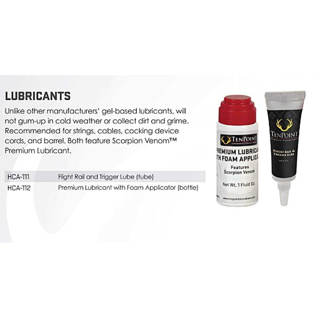 Tenpoint Flight Rail & Trigger Lube - Cheap Fitting