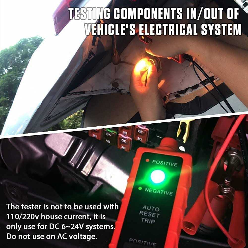 Power Circuit Probe Tester with Overload Protection and Component Activation - Cheap Fitting