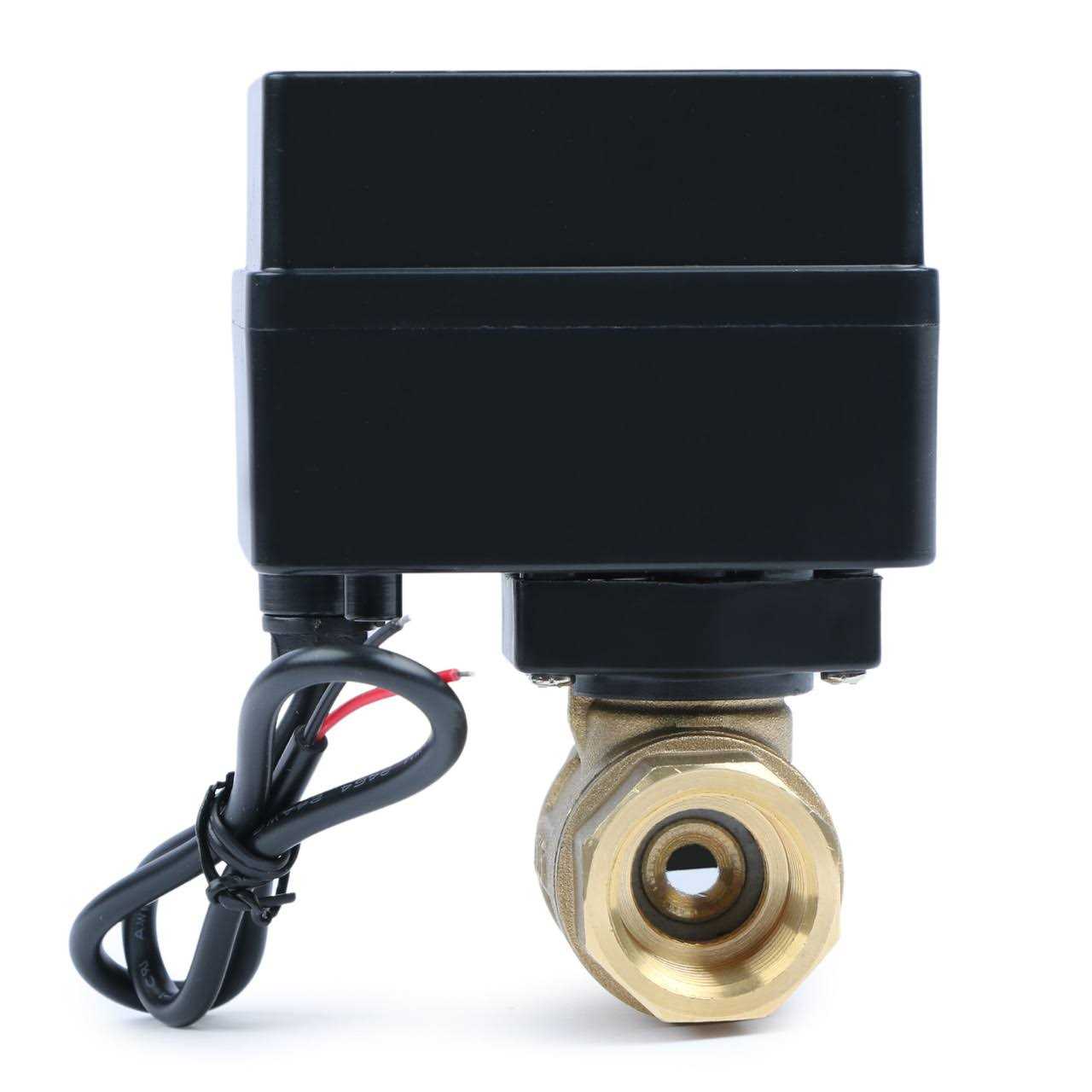 U.S. Solid Motorized Ball Valve Brass Ball Valve with Standard Port 9-36V AC/DC - Cheap Fitting