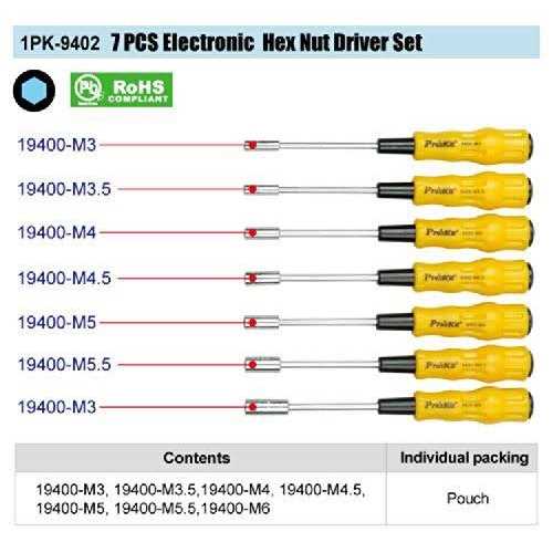 Eclipse Hex Nut Driver Set 1PK-9402 - Cheap Fitting