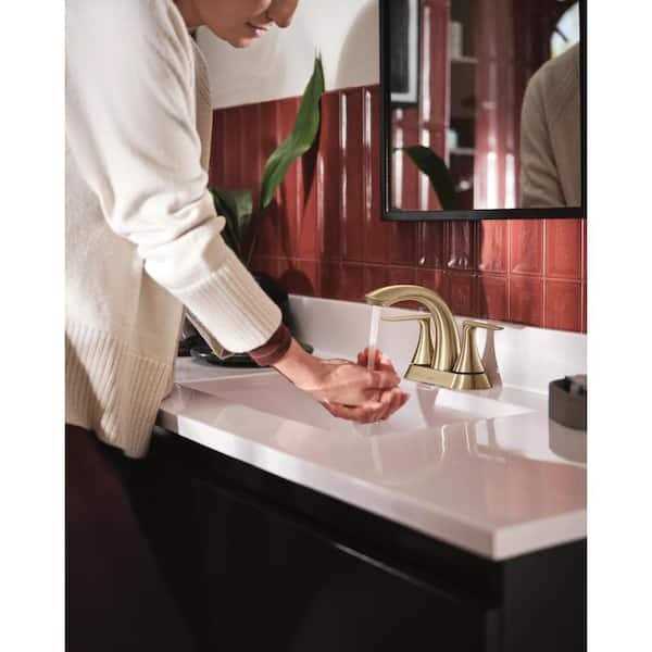 MOEN Findlay 4 in. Centerset Double-Handle Bathroom Faucet - Cheap Fitting