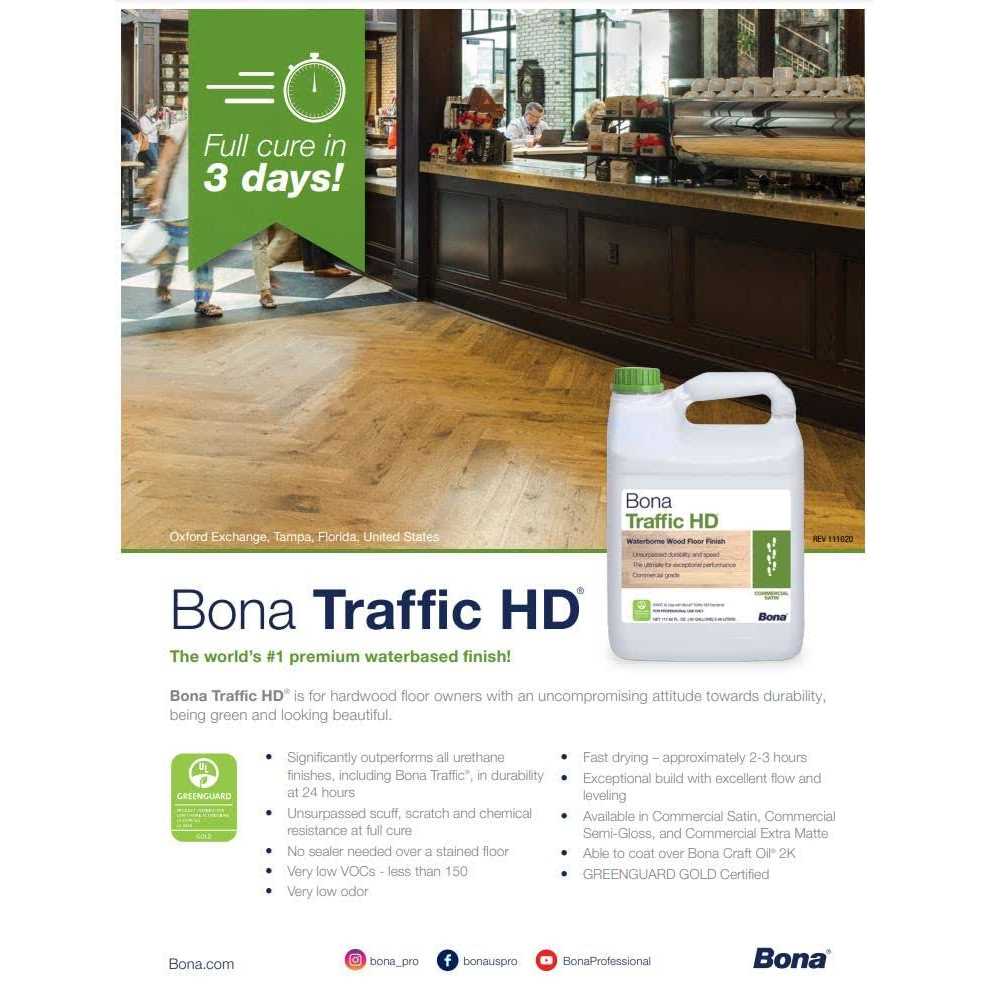 BonaKemi Bona Traffic HD Satin 128 Oz - Cheap Fitting