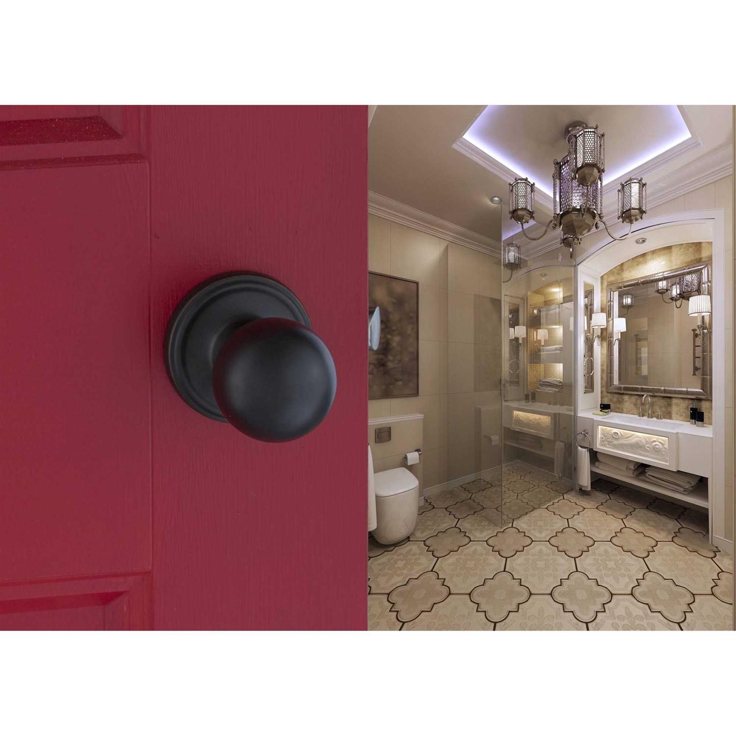 Copper Creek BK2090PB Ball Style Dummy Door Knob - Cheap Fitting