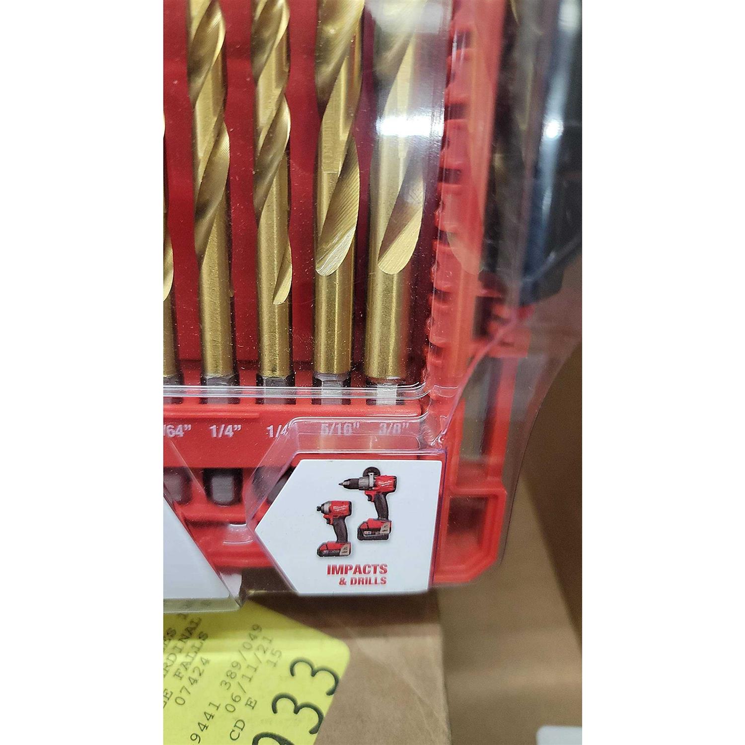 Milwaukee 48-89-4631 Titanium SHOCKWAVE Drill Bit Set - Cheap Fitting