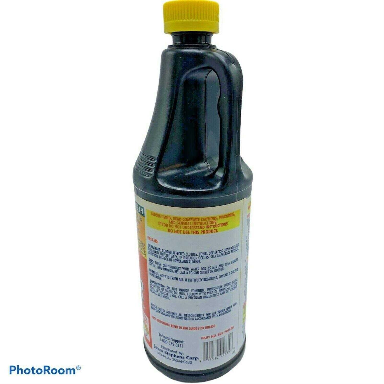 Liquid Lightning Buffered Sulfuric Acid Drain Cleaner - Cheap Fitting