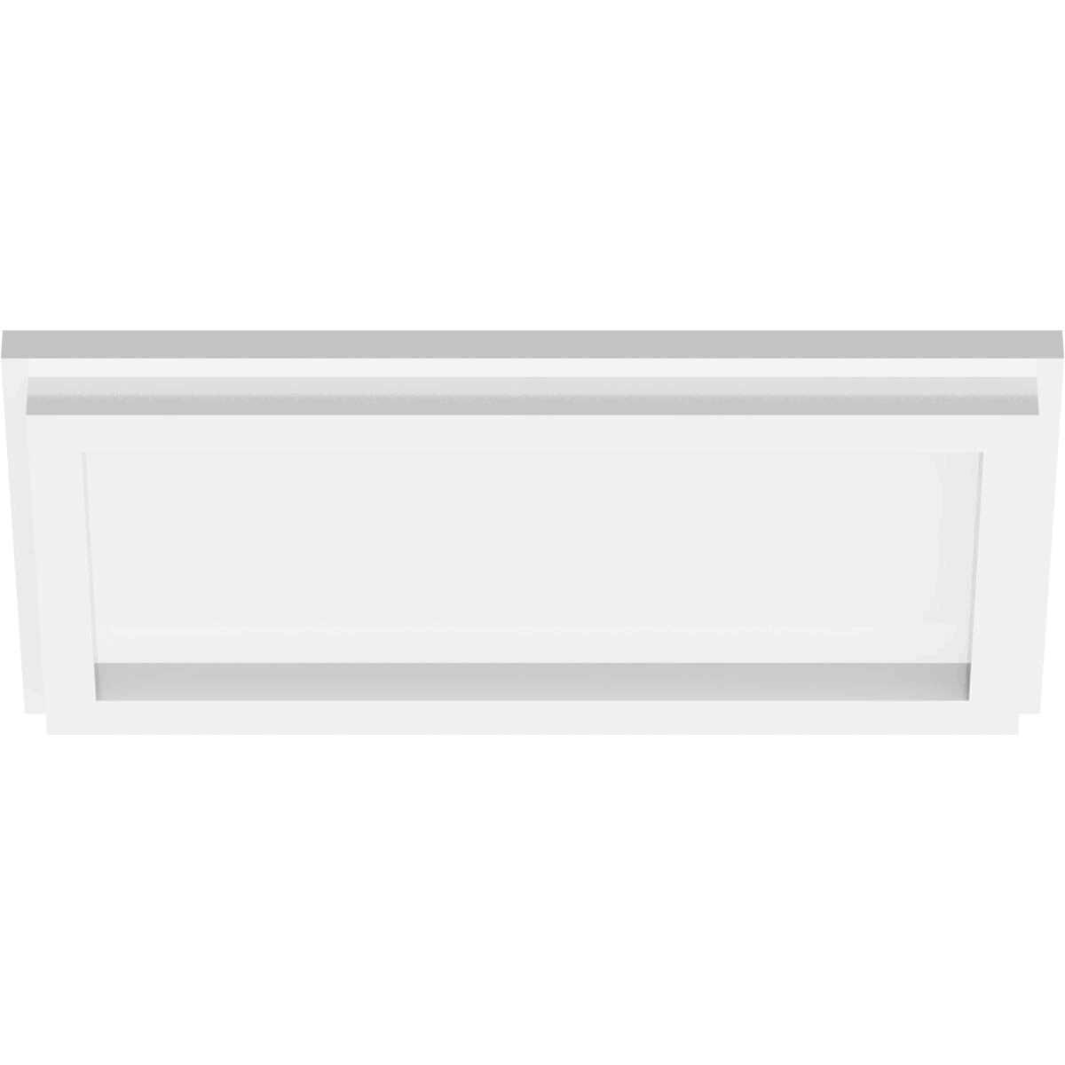 Rectangle Architectural Grade PVC Contemporary Ceiling Medallion Ekena Millwork - Cheap Fitting