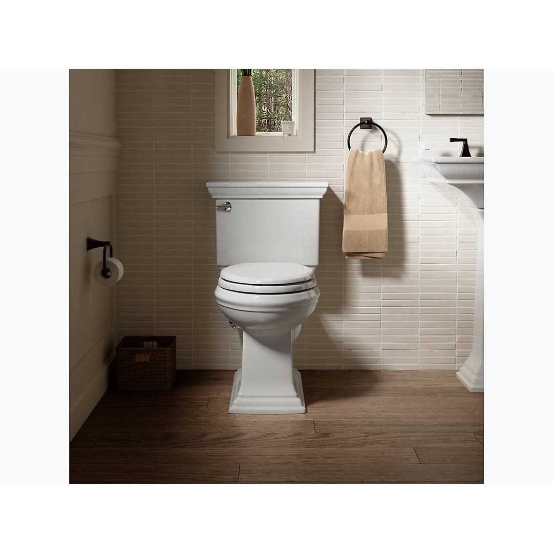 Memoirs Stately Comfort Height 1.28 GPF Elongated Two-Piece Toilet Kohler - Cheap Fitting