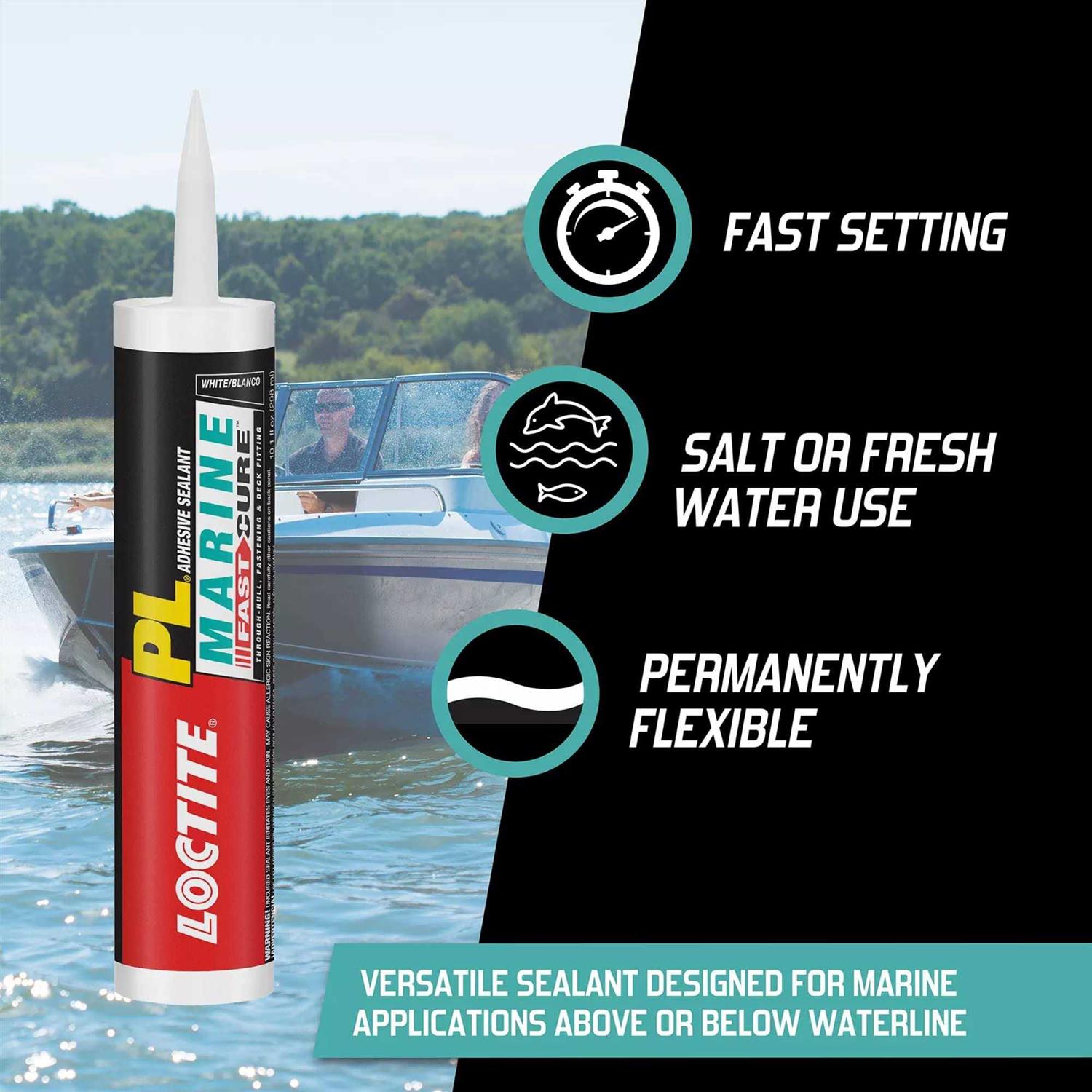 Loctite 2016891 PL Marine Fast Cure Adhesive Sealant - Cheap Fitting