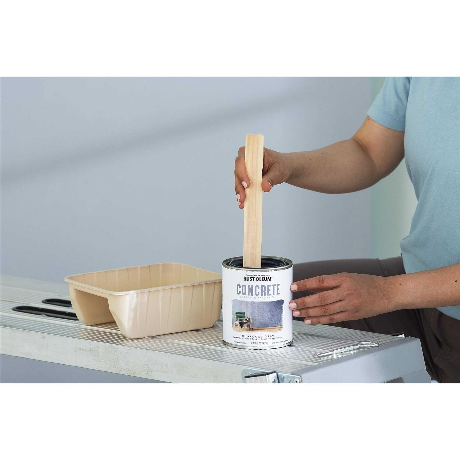 Gray Rust-Oleum Concrete Interior Wall Paint - Cheap Fitting