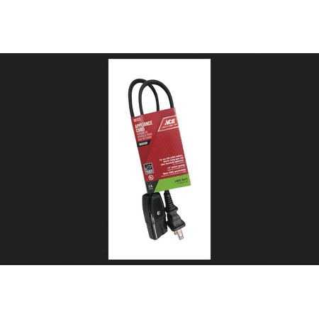 Ace 18/2 HPN 125 V 2 ft. L Appliance Cord - Cheap Fitting