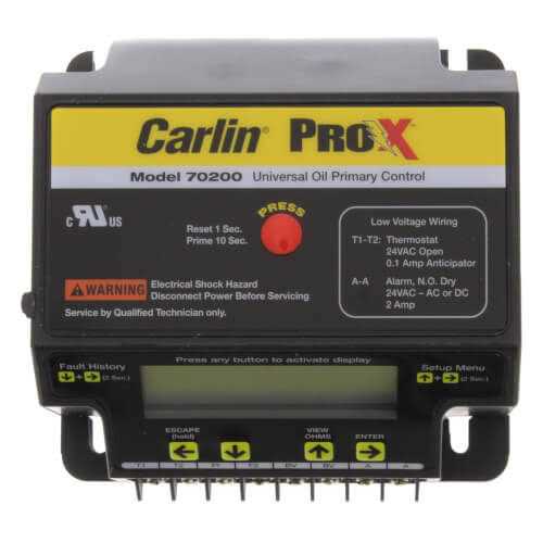 Carlin 70200S Universal Oil Burner Primary Control with Display - Cheap Fitting
