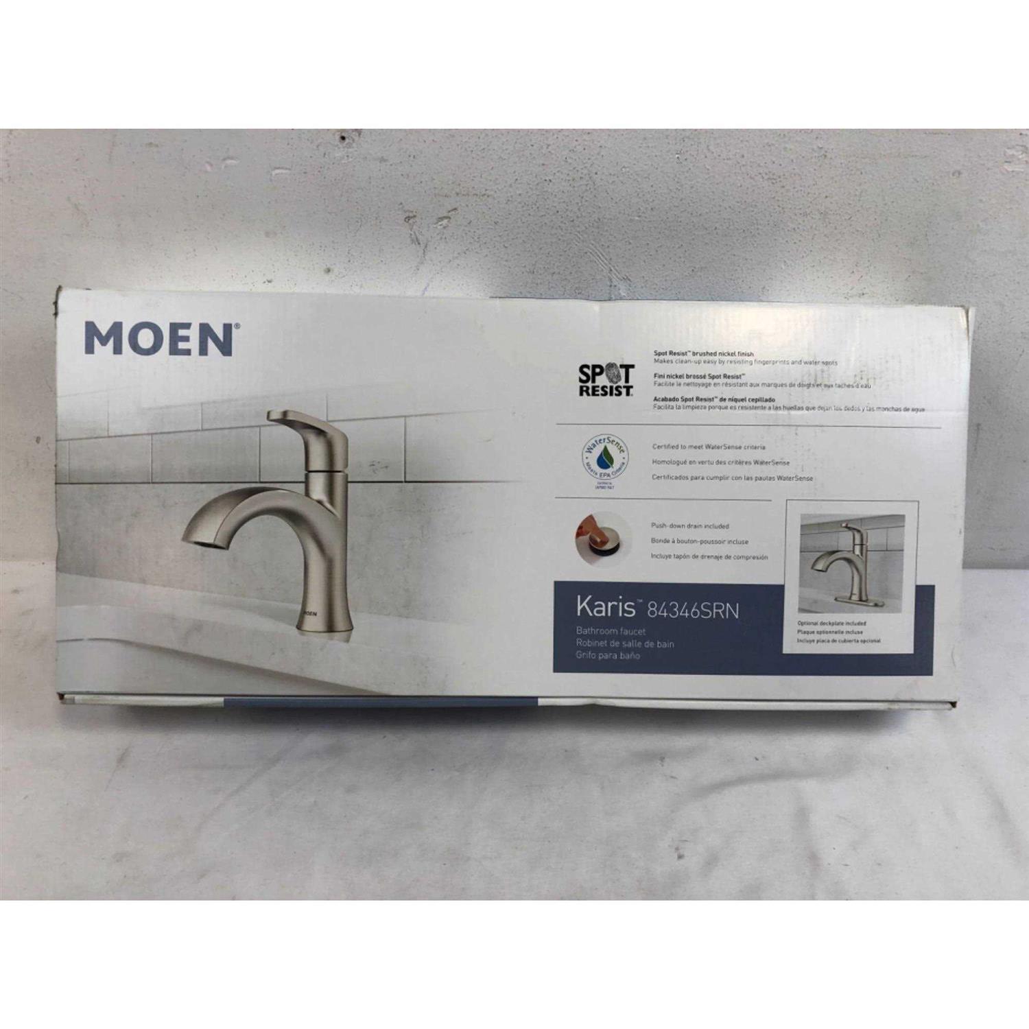 Moen Karis One-Handle High Arc Bathroom Faucet - Cheap Fitting