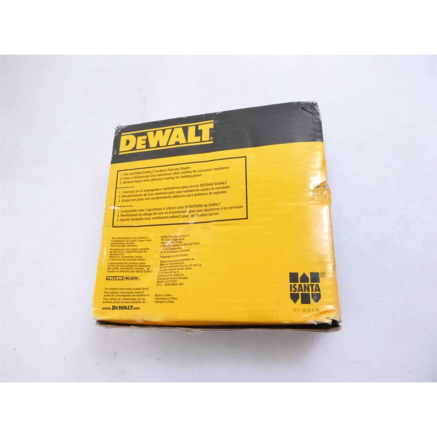 DeWalt 9 GA Galvanized Barbed Fencing Staples DFS9150B1G - Cheap Fitting