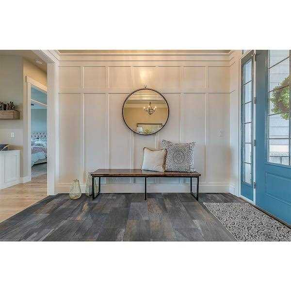 Florida Tile Home Collection Longitude Slate Grey 12 in. x 24 in. Matte Porcelain Floor and Wall Tile - Cheap Fitting