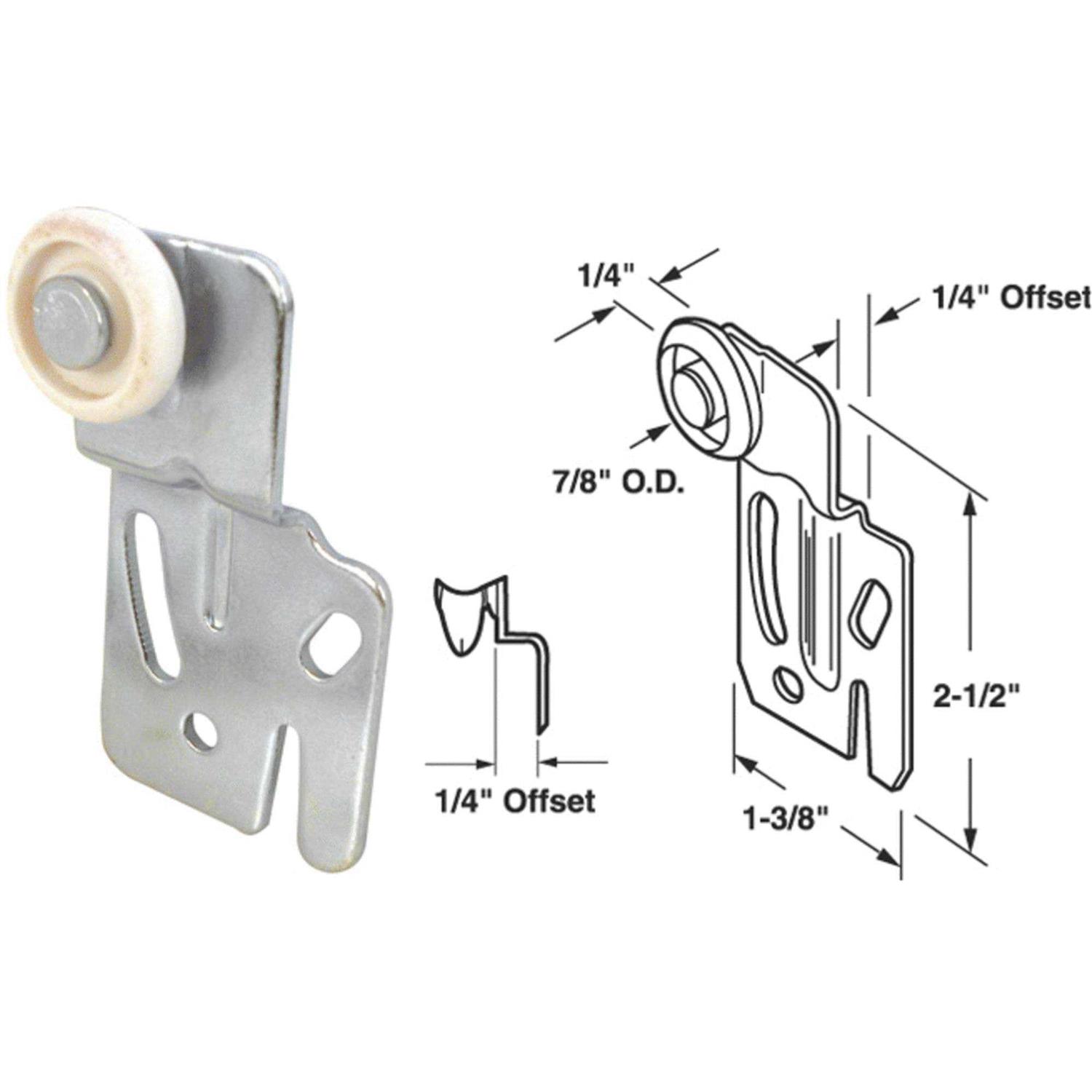 Prime Line N 6500 Wardrobe Door Front Roller - Cheap Fitting