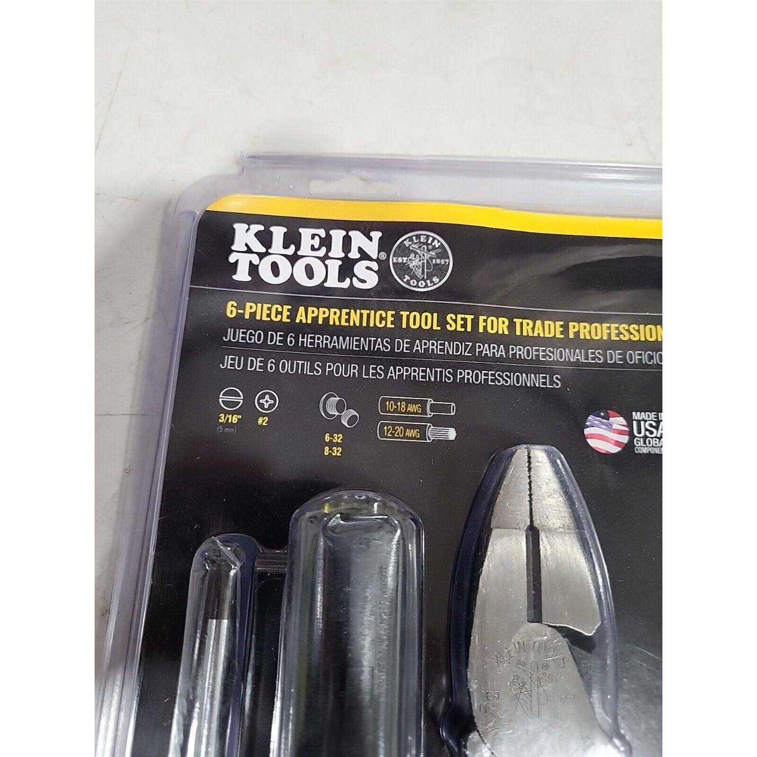 Klein Tools 6-Piece Apprentice Tool Set 94126 - Cheap Fitting